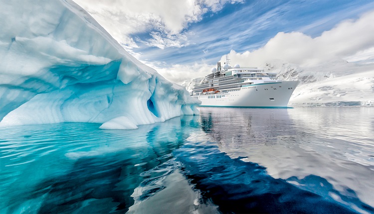 Crystal Endeavor sailing through ice