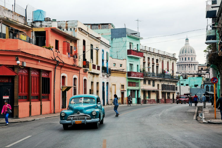 Cuba, Caribbean - Cars on the street