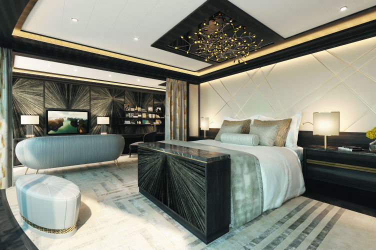 Master Bedroom - Regent Suite - Seven Seas Splendor
