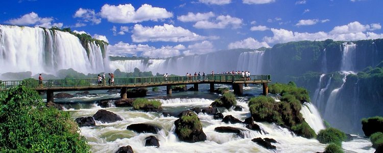 A luxury cruise excursion to the mighty Iguassu Falls in Brazil