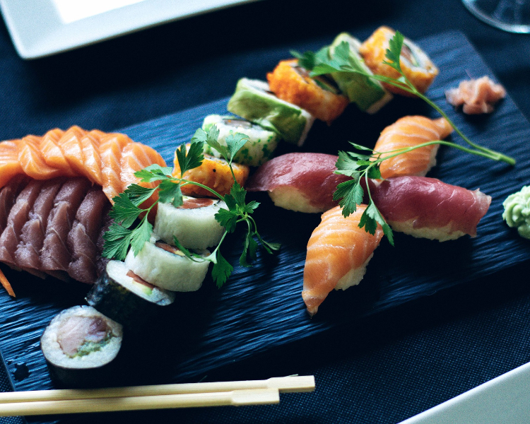 Sushi in Japan - Tokyo city is a popular destination for foodies