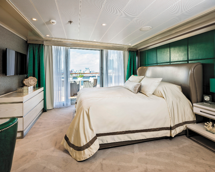 Luxury suite available on Regent Seven Seas cruises