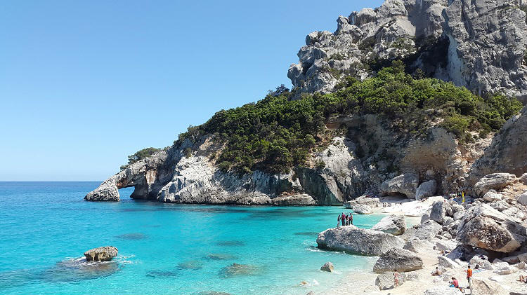 Beautiful beach in Sardinia