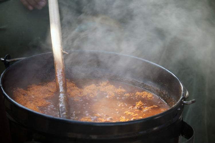 Tuna stew in a pot - A popular dish in the Cayman Islands