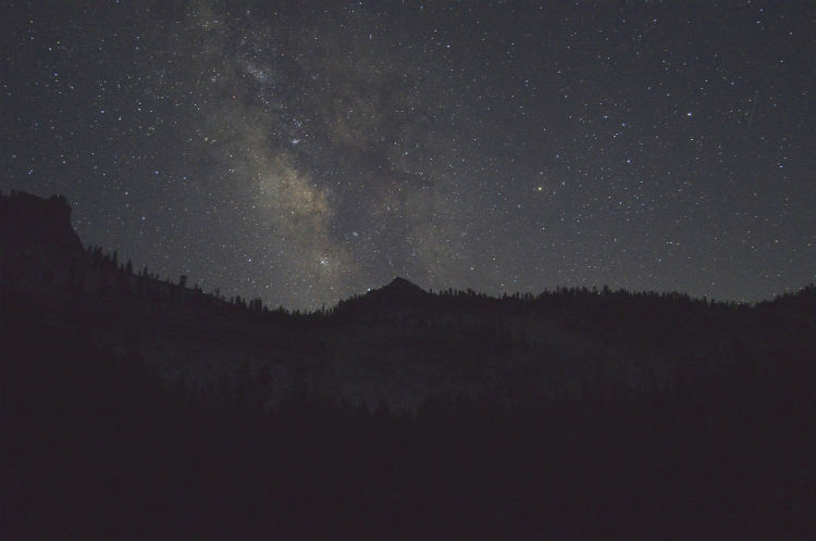 View of the night sky - Stargazing