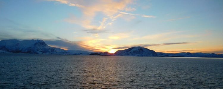 Sunset in Norway - Viking Sky