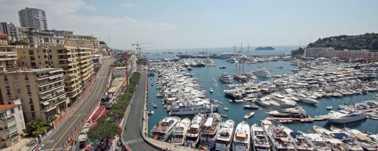 Landscape of Monaco during the Grand Prix