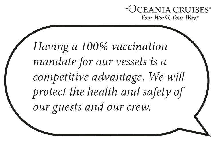 Oceania cruise safety NCLH CEO Frank Del Rio