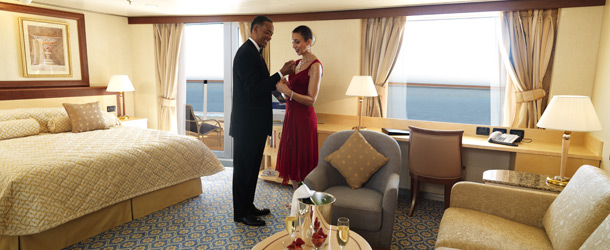 Luxury cruise suites