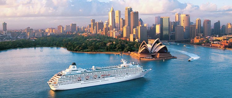 Crystal Cruises - Sailing in Sydney