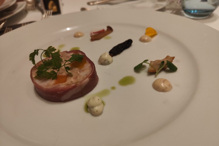 Chicken and ham terrine from the Chef's Dinner