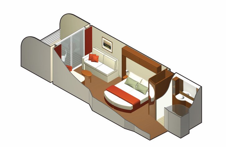 Veranda Stateroom floor Plan