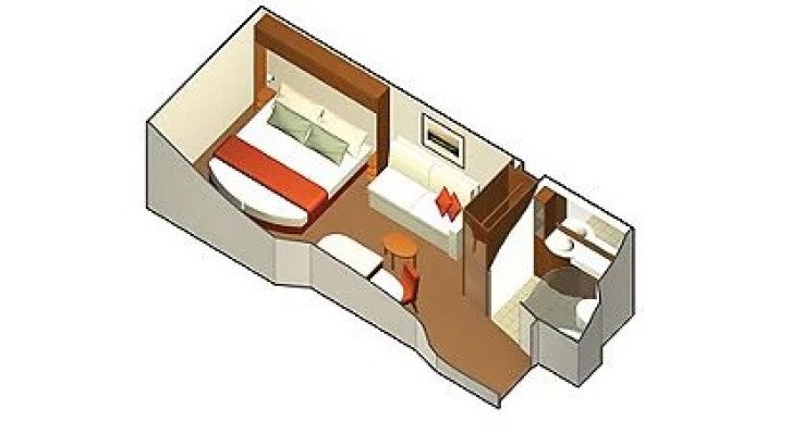 Prime Inside Stateroom floor Plan