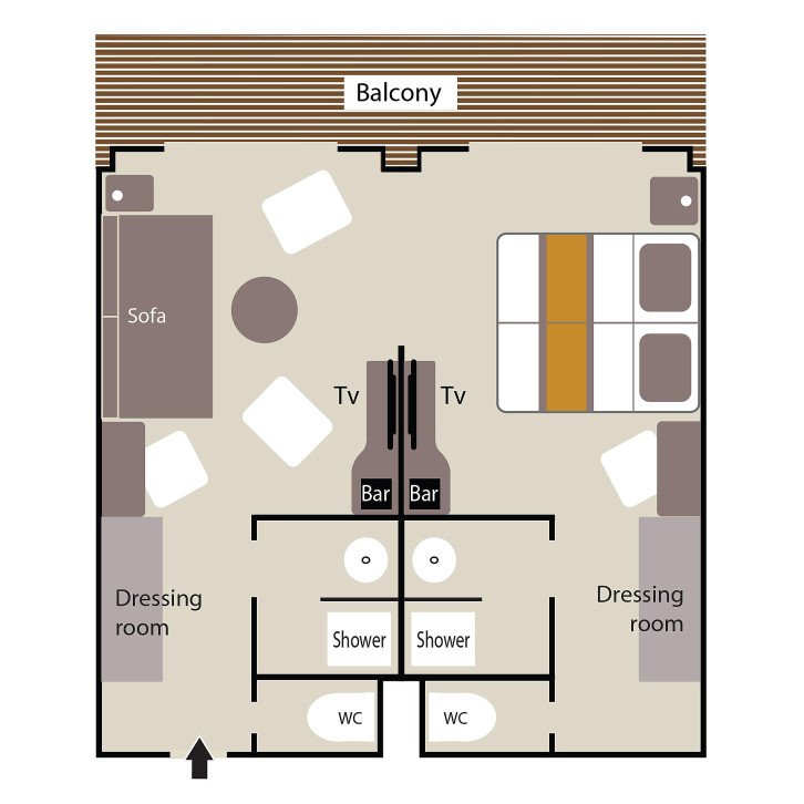 Prestige Suite floor Plan