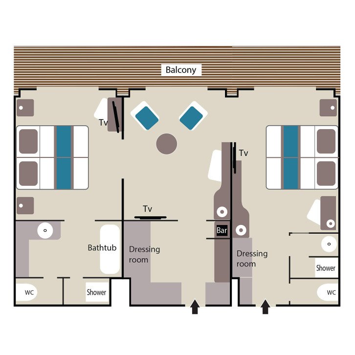 Grand Privilege Suite floor Plan