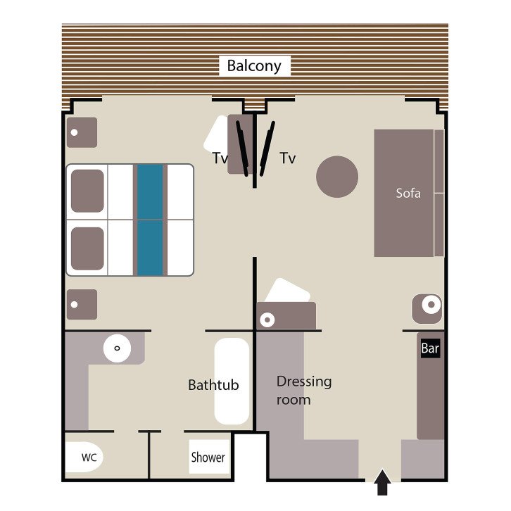 Privilege Suite floor Plan