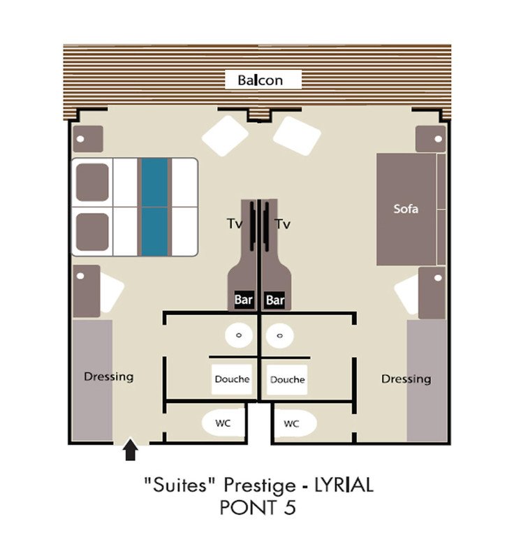 Prestige Suite floor Plan