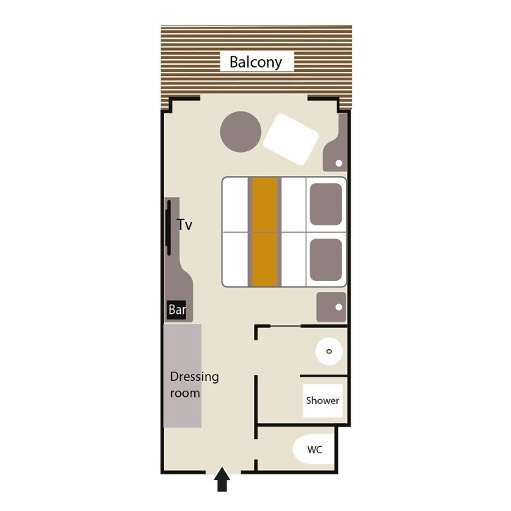 Prestige Stateroom floor Plan
