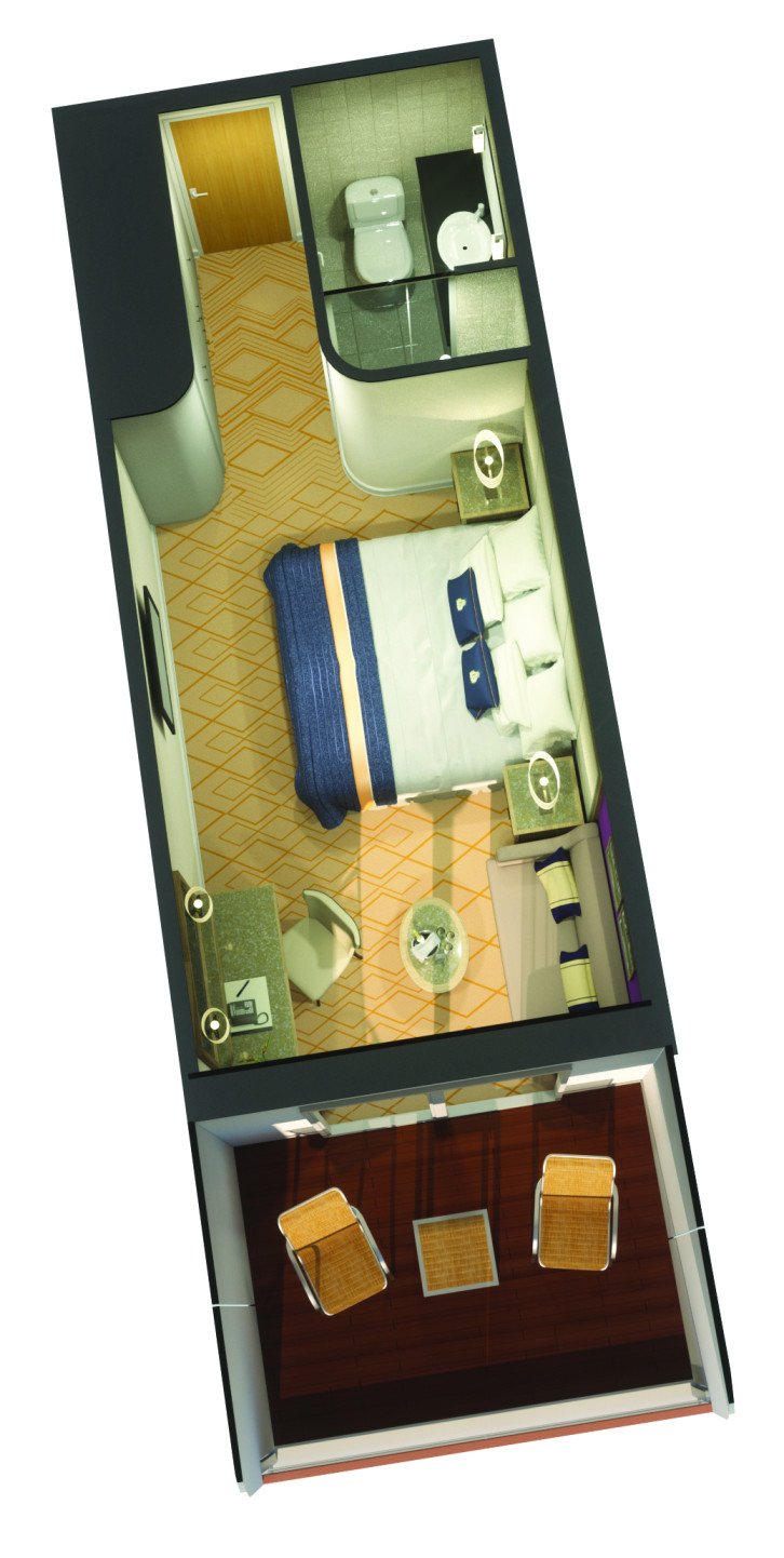 Britannia Balcony floor Plan