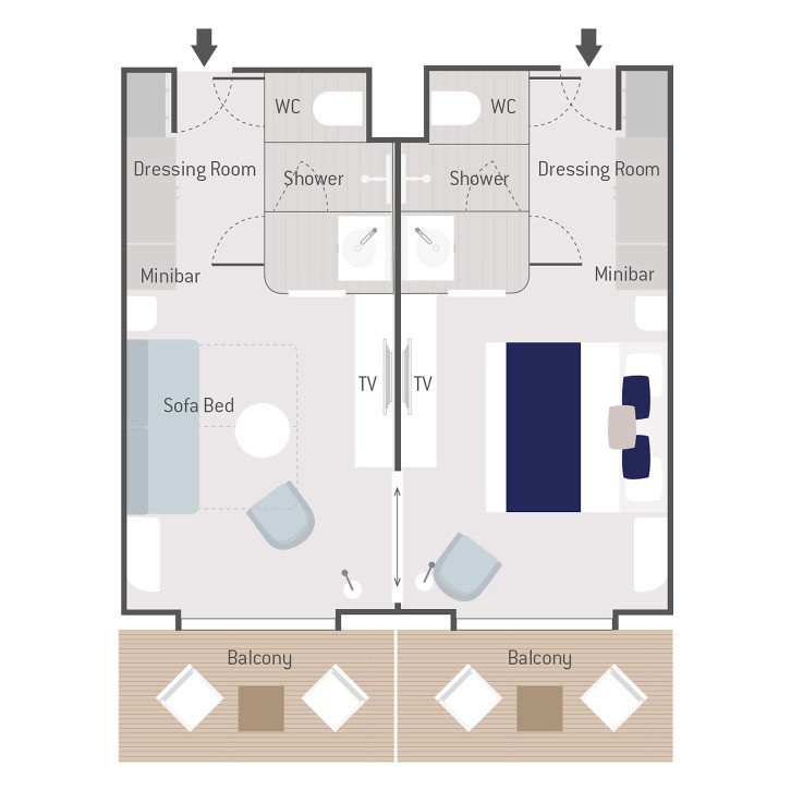 Prestige Suite floor Plan