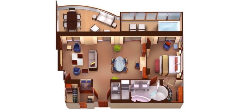 Grand Wintergarden Suite  floor Plan