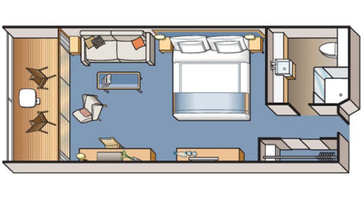 Penthouse Veranda floor Plan