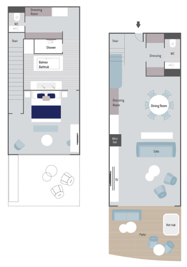 Duplex Suite floor Plan