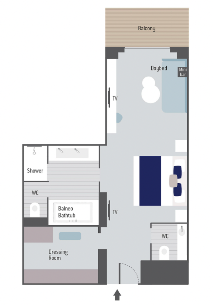 Grand Prestige Suite floor Plan