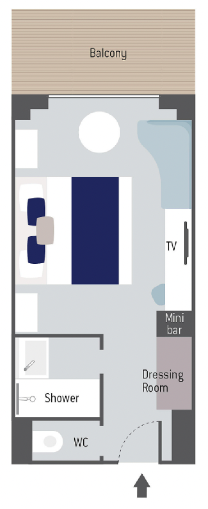 Prestige Stateroom floor Plan