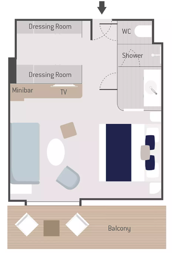 Privilege Suite floor Plan