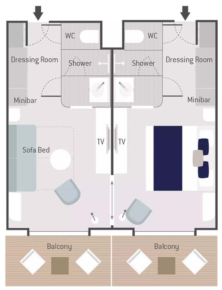 Prestige Suite floor Plan