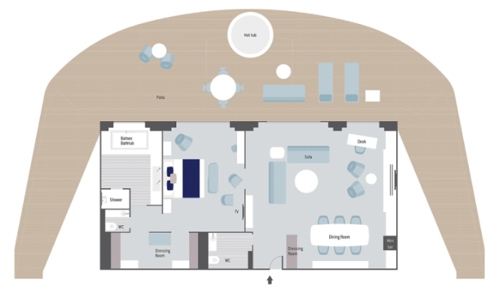 Owner's Suite floor Plan