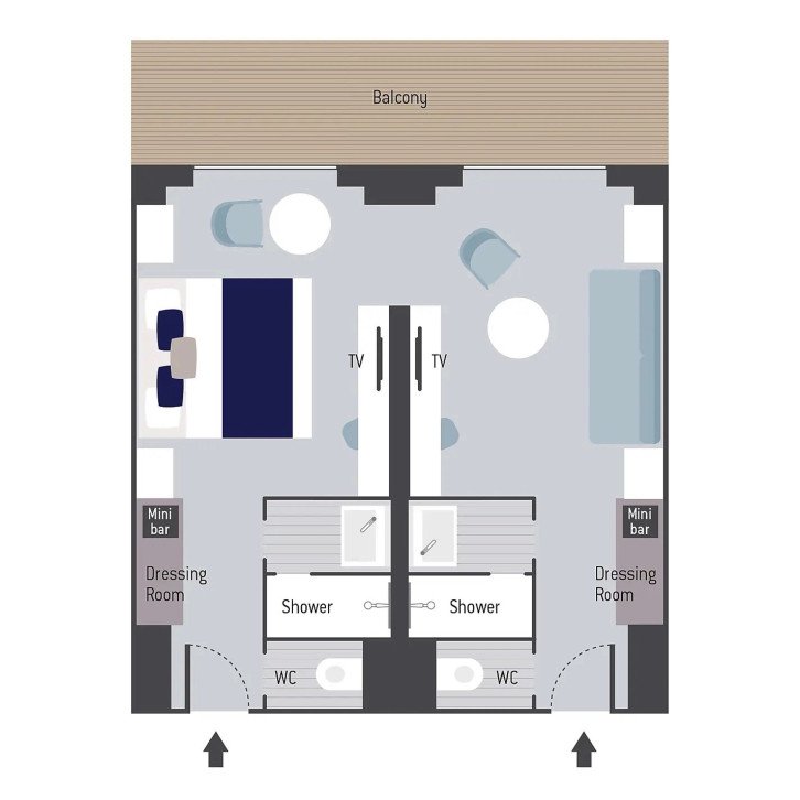 Prestige Suite floor Plan