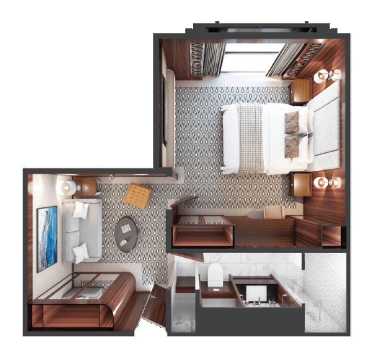 Deluxe Suite Guarantee floor Plan