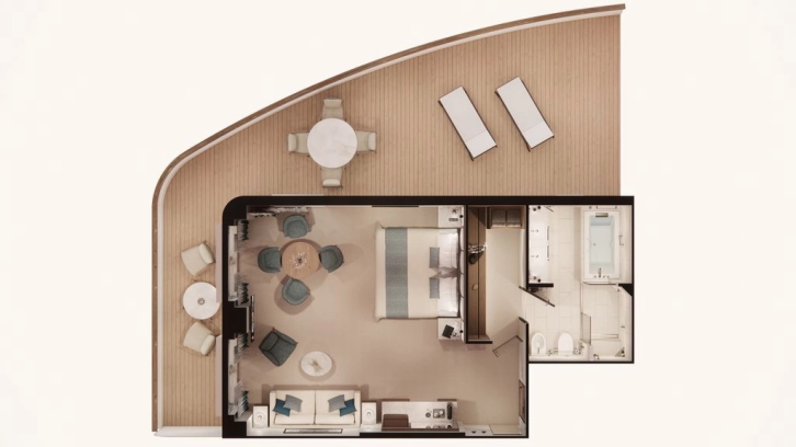 Sapphire Panorama Suite floor Plan