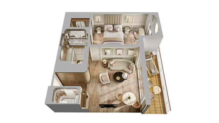 Oceania Suite floor Plan