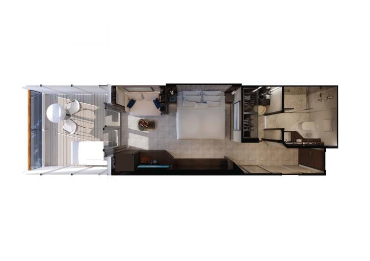 Ocean Grand Terrace Suite floor Plan