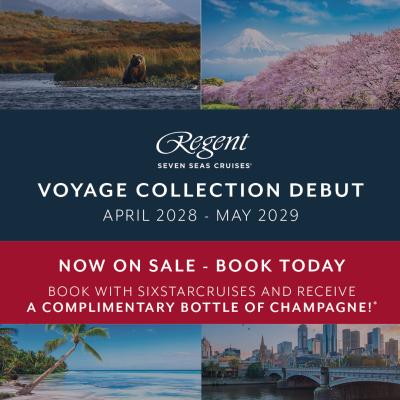 Regent 2028 - 2029 Voyage Collection NOW ON SALE