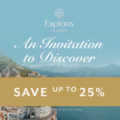 Explora An Invitation to discover up to 25% off plus up to £2600 explroa credit