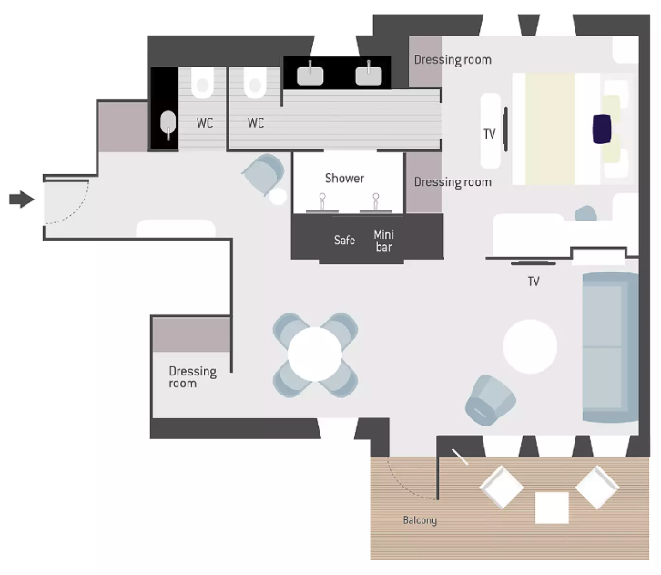 Owner's Suite floor Plan