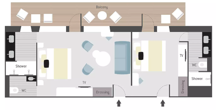 Grand Privilege Suite floor Plan