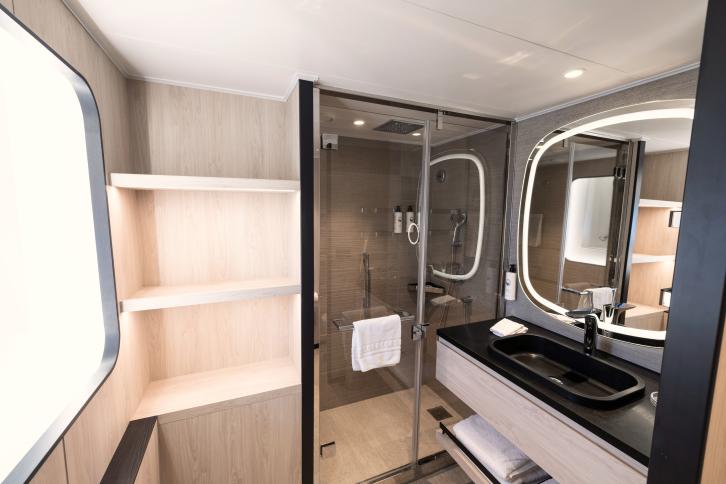 Upper decks balcony stateroom