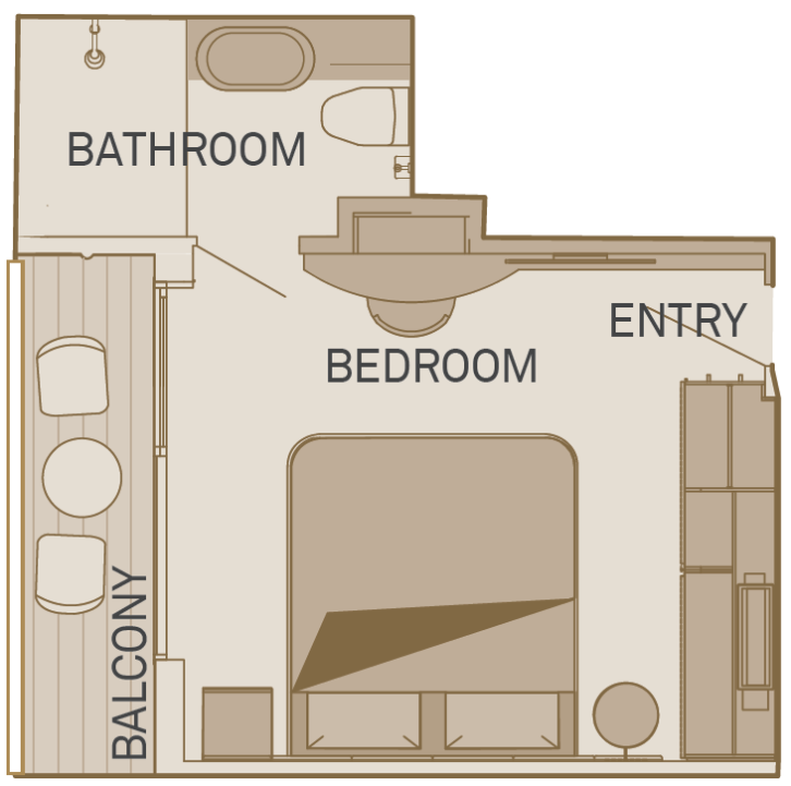 Balcony Suite floor Plan