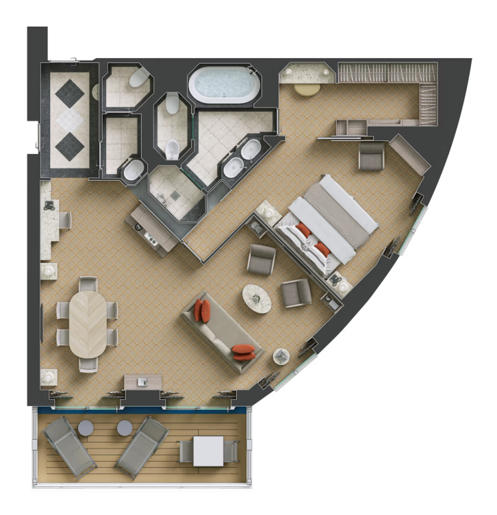 Royal Suite floor Plan