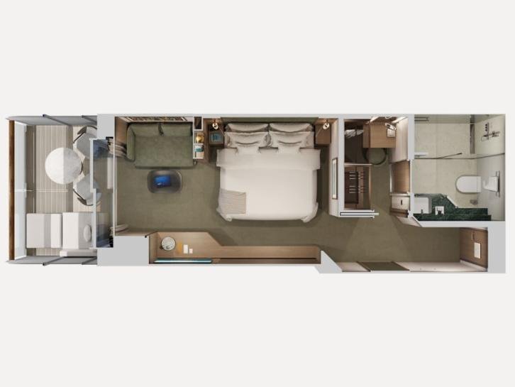 Ocean Terrace Suite floor Plan