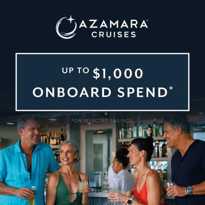 Azamara flash sale save up to 20% plus up to $750 OBC