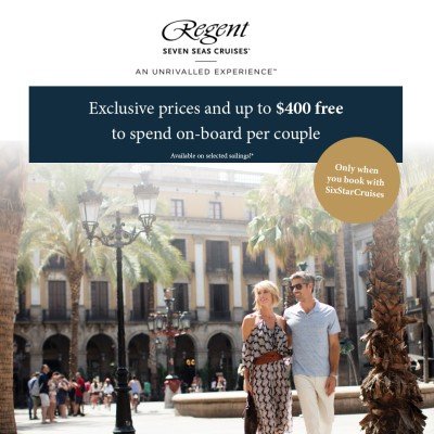 $400 FREE onboard spend* - EXCLUSIVE to SixStarCruises.co.uk